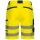 *HAGENAU* WARNSCHUTZ STRETCH-SHORTS - ELYSEE® GELB/SCHWARZ, EN ISO 20471/1, EN 13758-2