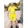 *HAGENAU* WARNSCHUTZ STRETCH-SHORTS - ELYSEE® GELB/SCHWARZ, EN ISO 20471/1, EN 13758-2
