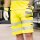 *HAGENAU* WARNSCHUTZ STRETCH-SHORTS - ELYSEE® GELB/SCHWARZ, EN ISO 20471/1, EN 13758-2