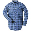 *HINNOY* THERMOHEMD - CRAFTLAND® DRUCKFLANELL BLAU,...
