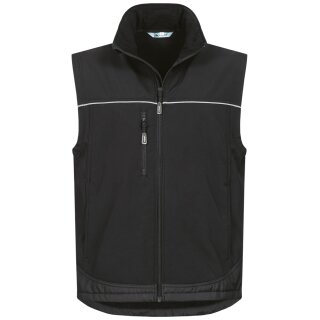 *HEN* SOFTSHELL-WESTE - ELYSEE® SCHWARZ/SCHWARZ