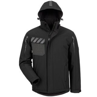 *POROS* WINTER-SOFTSHELLJACKE - ELYSEE®, SCHWARZ