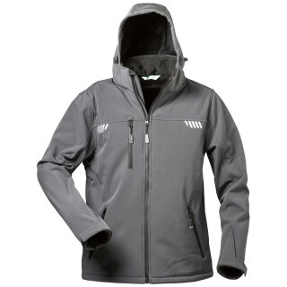 *APOLLO* WINTER-SOFTSHELLJACKE - ELYSEE® GRAU/SCHWARZ