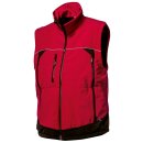 *OMEGA* SOFTSHELL-JACKE MITABNEHMBAREN ÄRMELN - ELYSEE® ROT/SCHWARZ