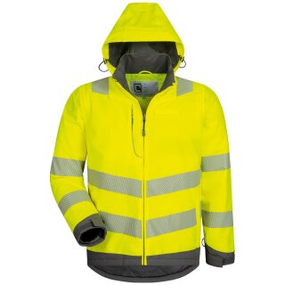 *ANDOMAR* WARNSCHUTZ 2-in-1 JACKE - ELYSEE® GELB/GRAU EN ISO 20471