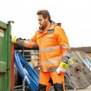 *HERWIN* WARNSCHUTZ PARKA - ELYSEE® ORANGE/GRAU EN ISO 20471
