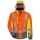 *ATANAS* WARNSCHUTZ-SOFTSHELLJACKE - ELYSEE®, ORANGE / GELB / GRAU, EN ISO 20471/3