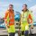 *JIM* WARNSCHUTZ-SOFTSHELLJACKE - ELYSEE® GELB / ORANGE,  EN ISO 20471/3