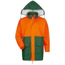 *PAPPEL*  PU-JACKE - NORWAY, GRÜN/WS ORANGE, EN 343