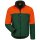 *SANDDORN*   WALDARBEITER SOFTSHELL-JACKE - ELYSEE®    GRÜN/ORANGE