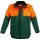 *BERGAHORN* SCHNITTSCHUTZJACKE GRÜN/ORANGE - FOREST JACK, 8-6621