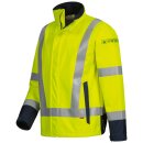 *KAAPO* MULTINORM WARNSCHUTZ SOFTSHELL-JACKE - ELYSEE, GELB/MARINE