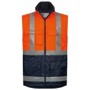 *WALLACE*  WARNSCHUTZ-PARKA  ORANGE/MARINE - ELYSEE®, EN ISO 20471/3, EN 343