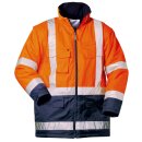 *WALLACE*  WARNSCHUTZ-PARKA  ORANGE/MARINE - ELYSEE®, EN ISO 20471/3, EN 343