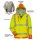 *RICKMER* WATTIERTE WARNSCHUTZ-SOFTSHELLJACKE - ELYSEE® GELB / ORANGE,  EN ISO  20471/3