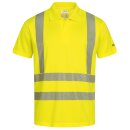 *LEENS* UV- UND WARNSCHUTZ POLO-SHIRT - ELYSEE® GELB, EN ISO 20471/2, EN 13758-2