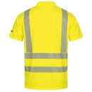 *LEENS* UV- UND WARNSCHUTZ POLO-SHIRT - ELYSEE® GELB, EN ISO 20471/2, EN 13758-2
