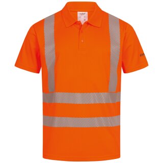 *HAVELTE* UV- UND WARNSCHUTZ POLO-SHIRT - ELYSEE® ORANGE, EN ISO 20471/2, EN 13758-2