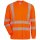 *LEMMER* UV- UND WARNSCHUTZ LANGARM T-SHIRT - ELYSEE® ORANGE, EN ISO 20471/2, EN 13758-2