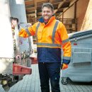 *UDO* 3IN1 WARNSCHUTZJACKE ORANGE/MARINE - SAFESTYLE®, EN ISO 20471/3, EN 343, EN ISO 13688