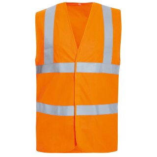 *TAMMO*  WARNSCHUTZWESTE, FLAMMHEMMEND ORANGE - SAFESTYLE, EN ISO 20471/2, EN ISO 14116, EN ISO 13688