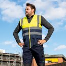 *BERTHEL* WARNSCHUTZWESTE GELB/MARINE - SAFESTYLE, EN ISO 20471/1, EN ISO 13688