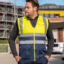 *BERTHEL* WARNSCHUTZWESTE GELB/MARINE - SAFESTYLE, EN ISO 20471/1, EN ISO 13688