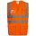 *EWALD* WARNSCHUTZWESTE ORANGE - SAFESTYLE®, EN ISO 20471/2, EN ISO 13688