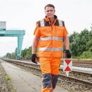 *MIRKO* WARNSCHUTZWESTE ORANGE/SCHWARZ - ELYSEE®, EN ISO 20471/2, EN ISO 13688