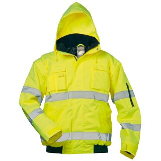 *ROLAND* WARNSCHUTZPILOTJACKE GELB - SAFESTYLE®, EN ISO 20471/3, EN 343, EN ISO 13688