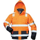 *JONAS* WARNSCHUTZ PILOTJACKE ORANGE/MARINE -...