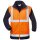 *TRAVIS* 4-IN-1 WARNSCHUTZPARKA ORANGE/MARINE - SAFESTYLE®, EN ISO 20471/3, EN 343, EN 14058, EN 340