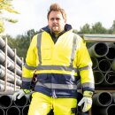 *HARRY* WARNSCHUTZPARKA GELB/MARINE - SAFESTYLE®, EN ISO 20471/3, EN 343, EN ISO 13688