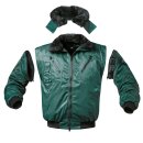 *LILLEHAMMER* PILOTJACKE GRÜN  ÄRMEL ABNEHMBAR - NORWAY