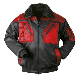 *LEVANGER* PILOTJACKE SCHW/ROT ÄRMEL ABNEHMBAR - NORWAY