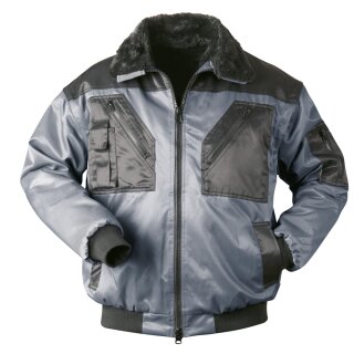 *TROMSOE* PILOTJACKE GRAU/SCHWARZ ÄRMEL ABNEHMBAR - NORWAY