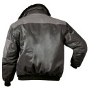 *ASKIM* PILOTJACKE SCHWARZ/GRAU ÄRMEL ABNEHMBAR -...