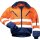 *ERIK* NORWAY WARNSCHUTZPILOTJACKE - ORANGE/MARINE,   EN ISO 20471/3, EN ISO 13688