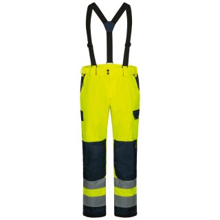 *FLOKI* WARNSCHUTZ-REGENHOSE  - ELYSEE® GELB/MARINE EN ISO 20471, EN 343